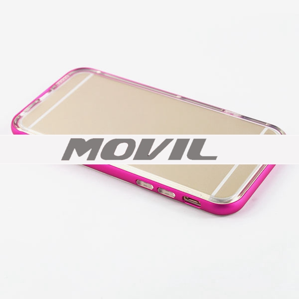 NP-2192 Marco de metal con TPU funda para Apple iPhone 6 plus-1